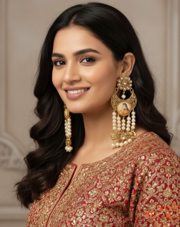 Сережкі у восточному стилі "Радхарані" . Індія