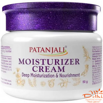 Зволожуючий Крем для обличчя &quot;Глибоке зволоження та живлення&quot; Moisturizer Cream Patanjali . 50 гр.