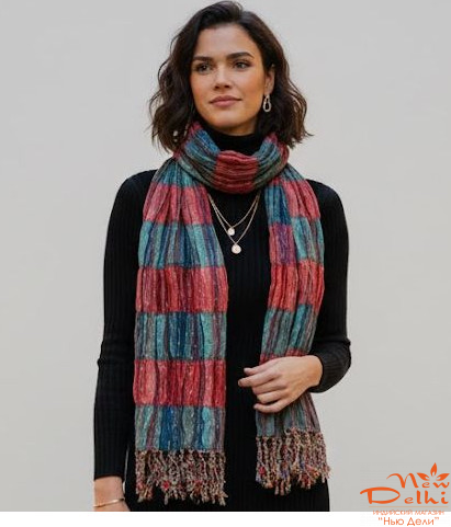 Шарф-жатка в смужку.Індія