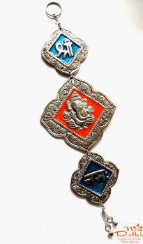 Індійський Оберіг Ганеша -дзвіночок, метал, Індія.