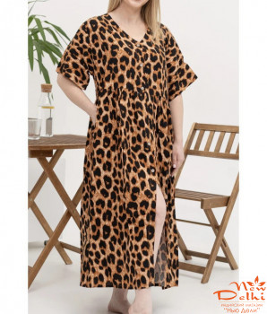 Платье -халат, штапель, довге. розмір-батал.