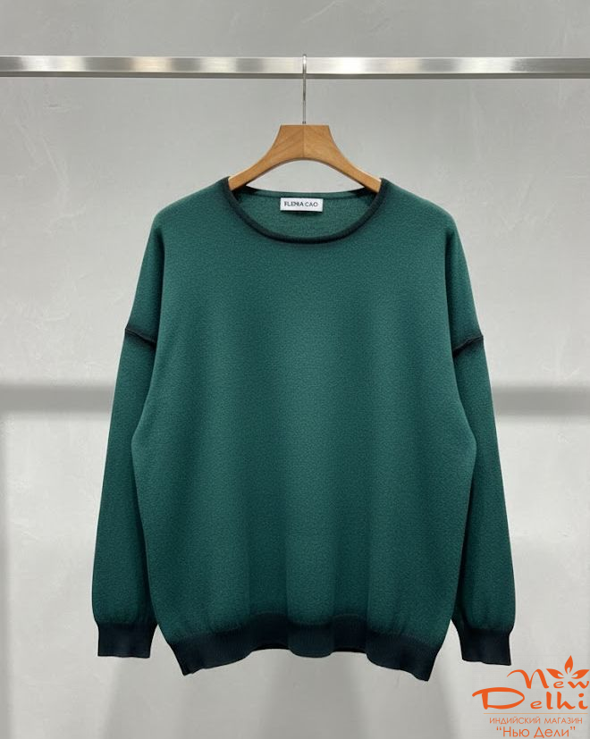 Свитр Elena Cao кашемир у кольорі бірозовий .