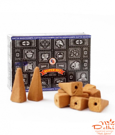 Супер Хит Backflow Cones Сатья 10 шт Супер Хит Backflow Cones Сатья 10 шт