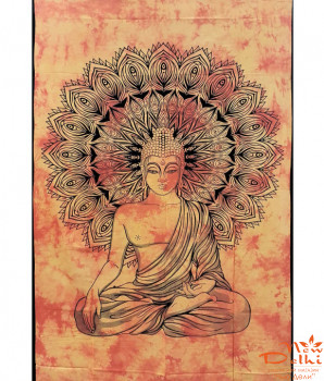 Покривало &quot;Будда&quot; односпальне- 210*140 см, бавовна. Індія