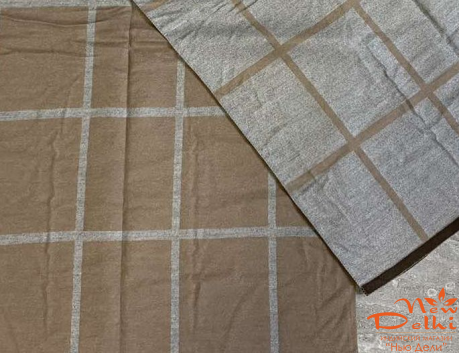 Палантин "Клітинка" кашемір ,180*70 см, Бежевий