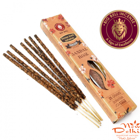 Sandal Rose Big bell Smudge incese 25 gr