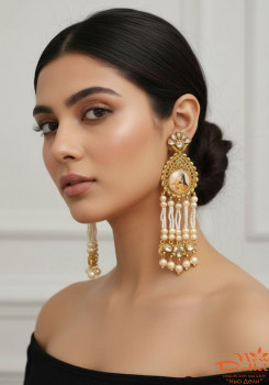 Сережки  "Радхарані" . Індія