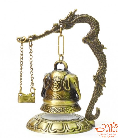 Колокольчик "Слоны" настольный 12*9*7 см