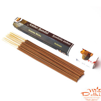 Амбер Сандал  Ayurvedic (шестигранник) нат.пилкові пахощщі