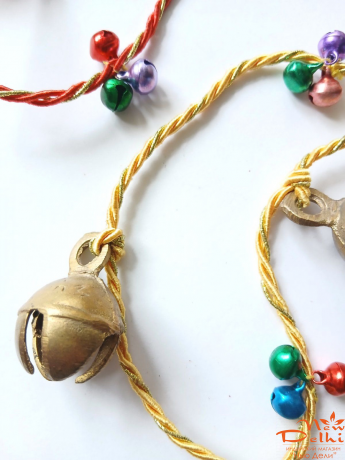 Гунгру, дзвіночки, Слон на шнурі.Індія, довж 120 см