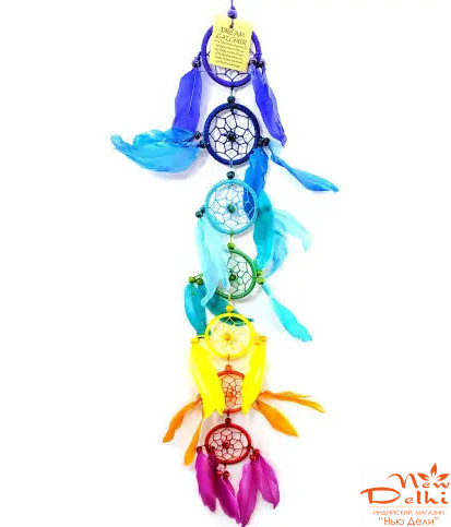 Ловец снов "7 чакр" д 6 см, дл 50 см