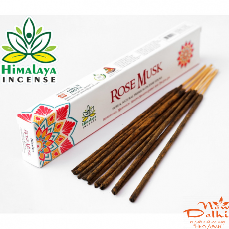 Rose Musk 15 gr Himalaya Mandala-Ароматичні палички масальні