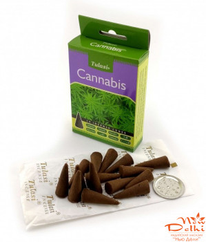 Cannabis Premium Incense Cones (Канабіс)(Tulasi) Конуси