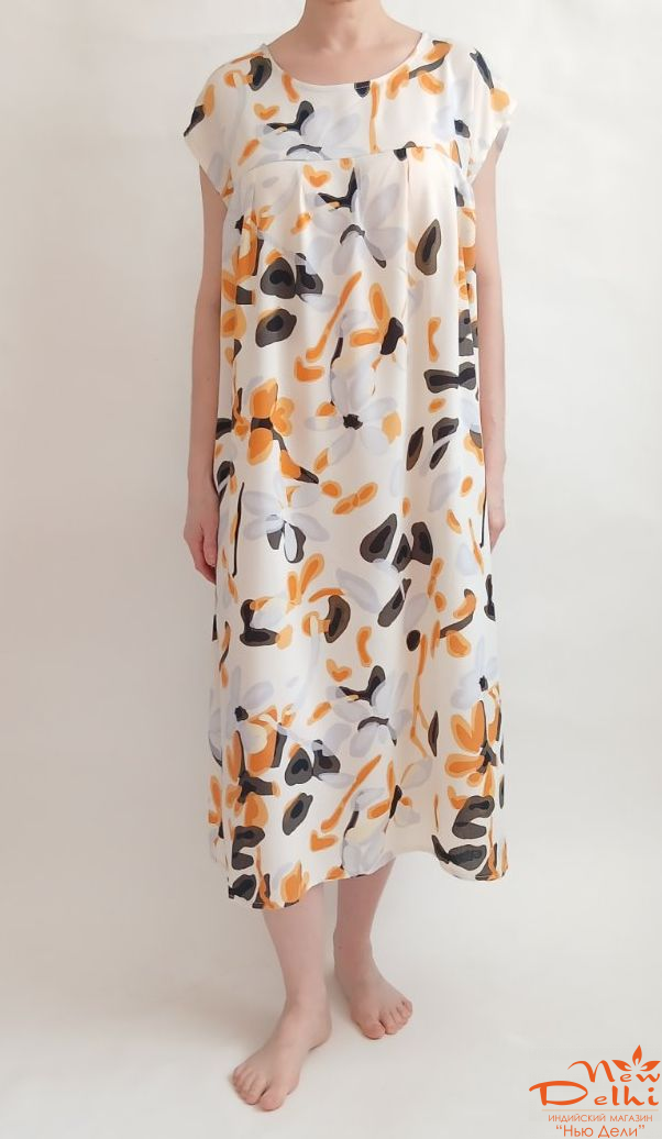 Сукня зі спущеним плечем, бавовна