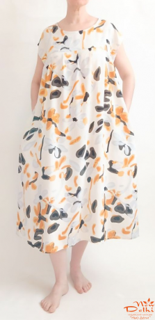 Сукня зі спущеним плечем, бавовна