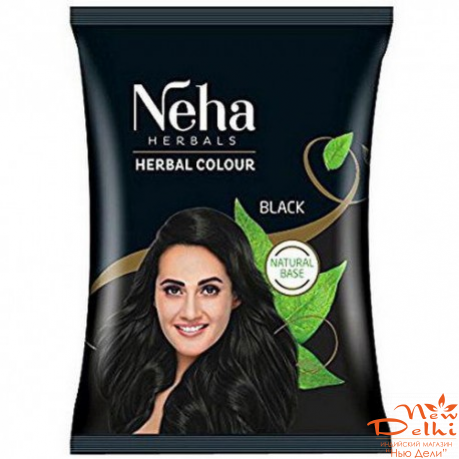 Хна черная 20 гр Neha-натуральная безаммиачная краска на основе хны-отлично закрашивает седину
