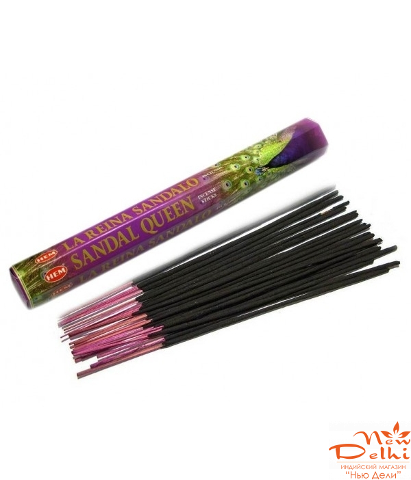 Sandal Queen (Королева Сандала) Hem - угольные благовония шестигранник