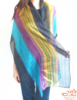 Шарфик шовковий &quot;Райдуга&quot;.Індія