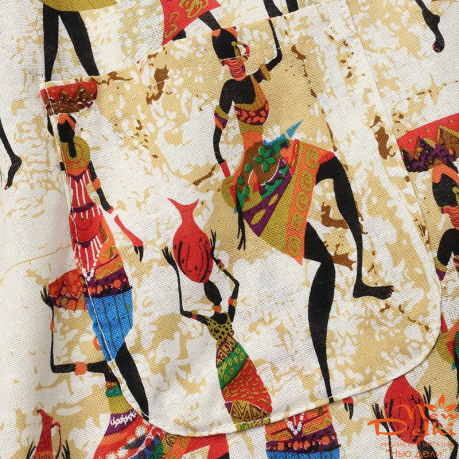 Сукня  &quot;Африканки&quot;&quot; ZANZEA довга, бавовна, лен. S