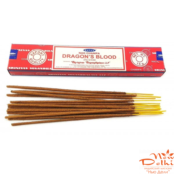 Dragon Blood Сатья 15 грамм-пыльцовые благовония