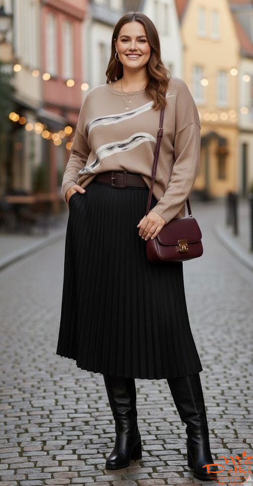 Кашеміровий Светр Oversize з малюнком "Лисття" , виконаним в техниці "валяння  вовной".Oversize. Беж..