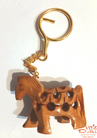 Брелок Кінь з  дерева. Індія. Ручна робота