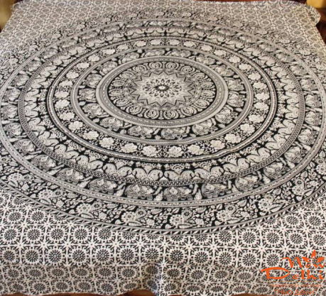 Покривало &quot;Слони&quot; , Бавовна, розмір 200*230 см