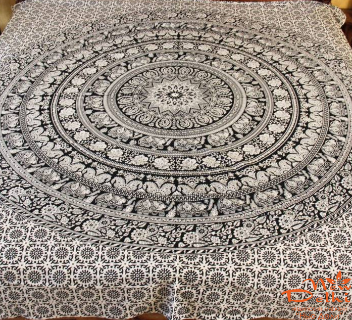 Покривало &quot;Слони&quot; , Бавовна, розмір 200*230 см