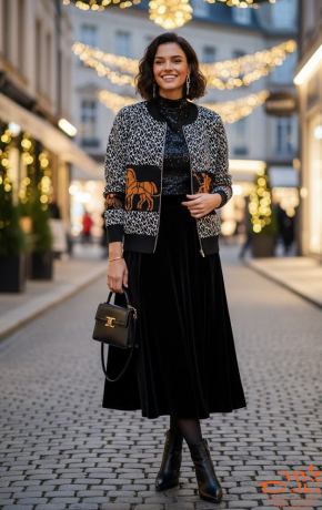 Кофта-бомпер на блискавці, віскоза, чорна.Oversize