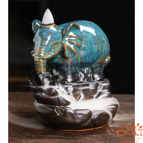 Підставка під пахощі Слон Back Flow 12*11*9 см