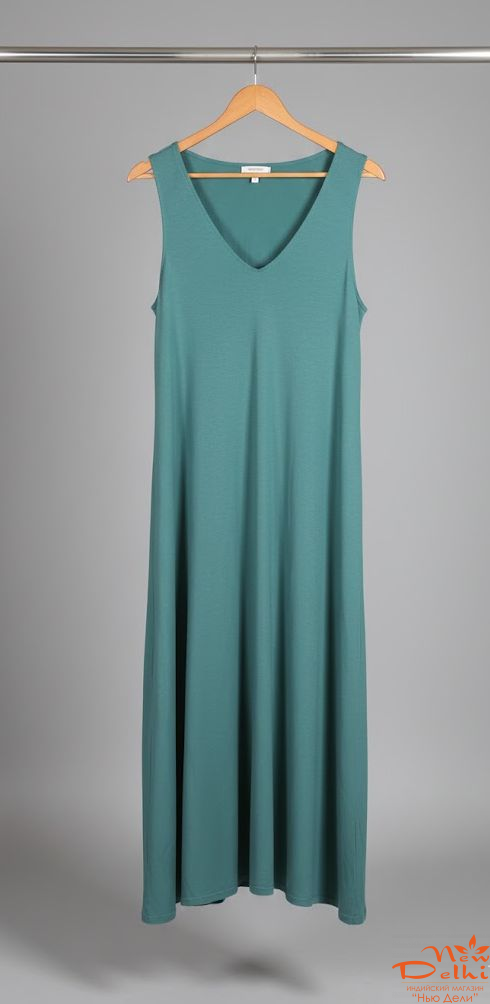 Сарафан трикотаж теплый, цвет бирюза