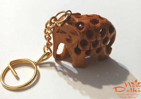 Брелок Слон, з дерева.Індія. Ручна робота