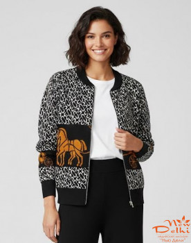 Кофта-бомпер на блискавці, віскоза, чорна.Oversize