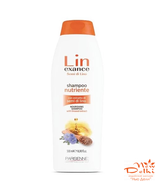 Шампунь живильний з єкстрактом льону.Італія 500 мл Parisienne Lin Exance Semi di Lino