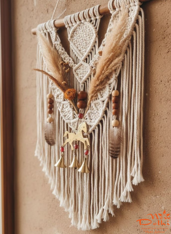 Дзвіночок "Кінь", латунь, 17 см., Індія