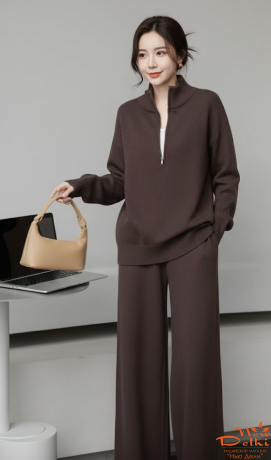 Брюки теплі, трикотажні. "Гіркий Шоколад" .