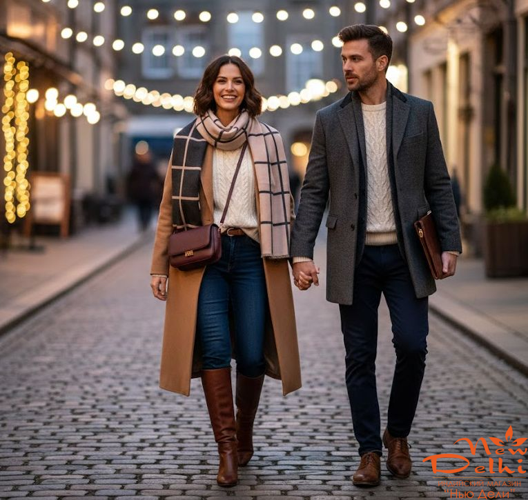 Палантин "Клітинка" кашемір, рожевий/сірий