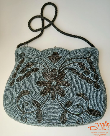 Сумочка вишита бісером 19*16 см, Індія