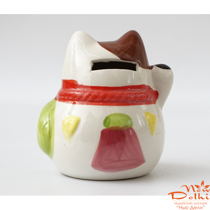 Скарбничка Щасливий кіт Манекі Неко-кераміка