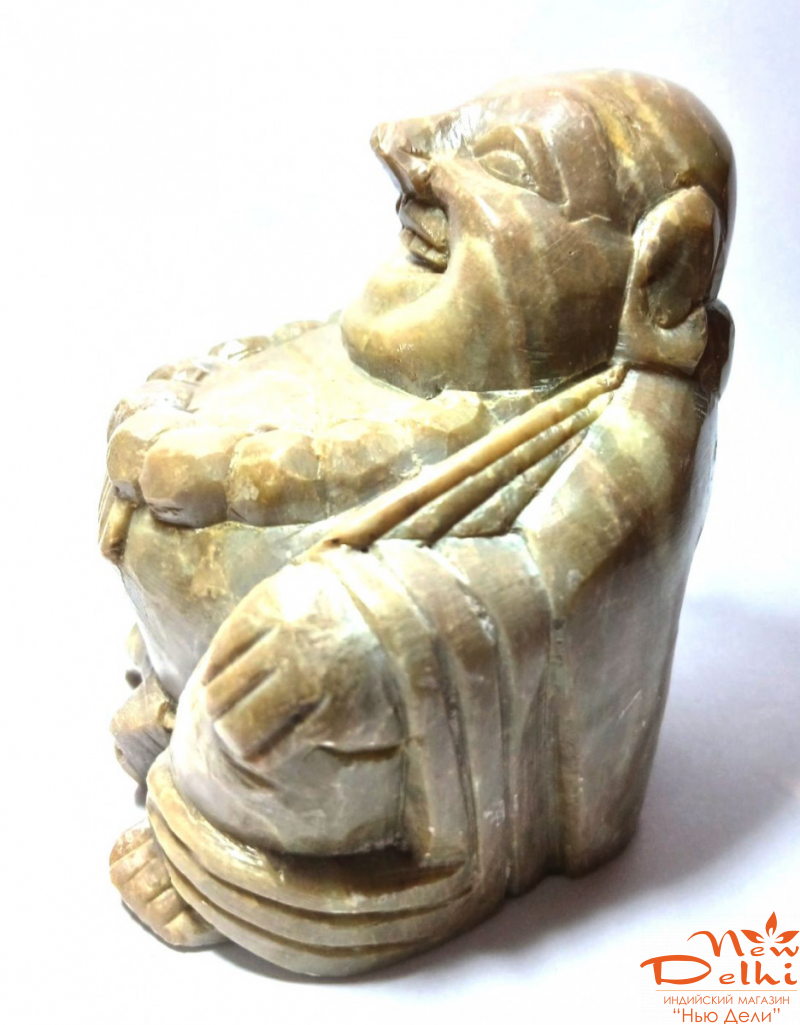 Хотей  -підставка під пахощщі, камінь, 8*7,5*6 см. Індія