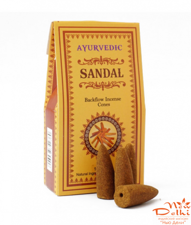 Конусы Сандал Ayurvedic BACK FLOW