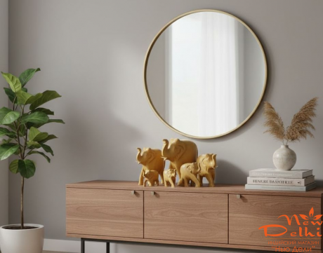 Колекційний набір дерев'яних слонів ручної роботи з Індії. "Мудрість, Щасття та Довголіття"