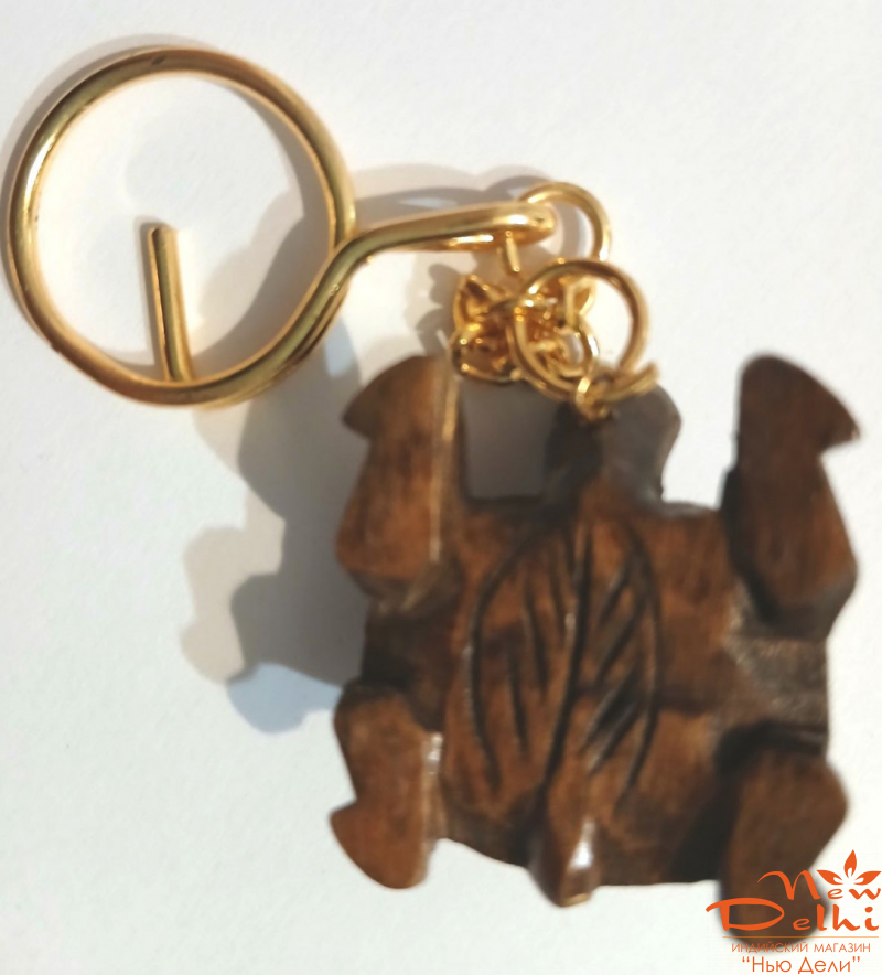 Брелок Черепаха з  дерева. Індія