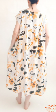 Сукня зі спущеним плечем, бавовна