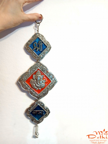 Індійський Оберіг Ганеша -дзвіночок, метал, Індія.