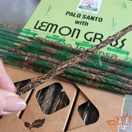 Lemon Grass Palo Santa Masala Orkay 30 gram (7-9 шт). Індія Lemon Grass Palo Santa Masala Orkay 30 gram (7-9 шт). Індія