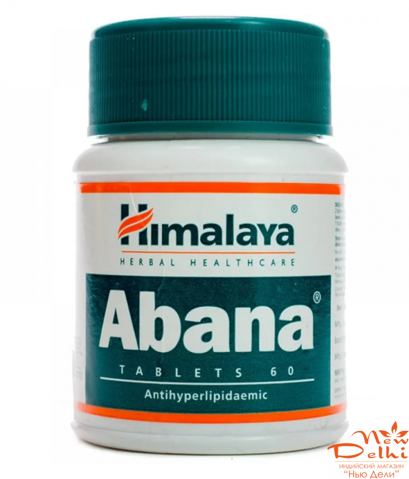 Абана 60 tab.Himalaya- від гіпертоніі, стресу, кардіопротектор.