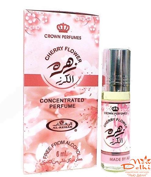 Cherry Flowers  Al-Rehab  6ml-аромат квітковий, мускусно-древесний з нотами мандарину та бергамоту