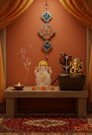 Індійський Оберіг Ганеша -дзвіночок, метал, Індія.