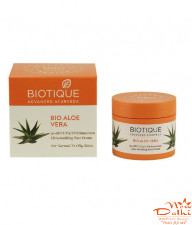 Bio Aloe vera cream (50gm) Biotique, Алое вера крем для обличчя Bio Aloe vera cream (50gm) Biotique, Алое вера крем для обличчя
